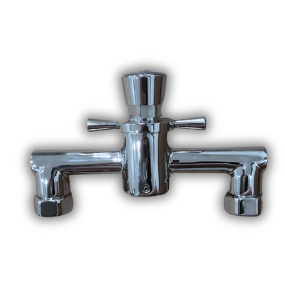 shower tower kit - push button, adjustable time & temp valve