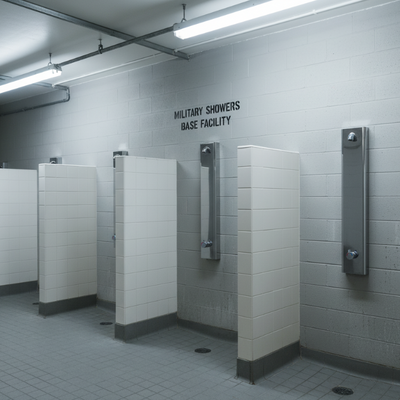  high-quality metered shower valves ideal for military bases and other temporary housing facilities
