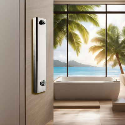 Shower panel for resorts and hotels indoor and outdoor shower option available for wholesale bulk pricing