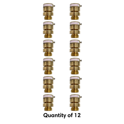 12 pack of self draining 3/4" vacuum breaker bulk 1