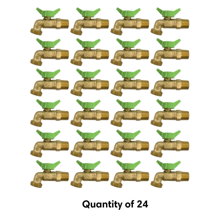 24 pack of 1/2" Hose Bibb bulk 2