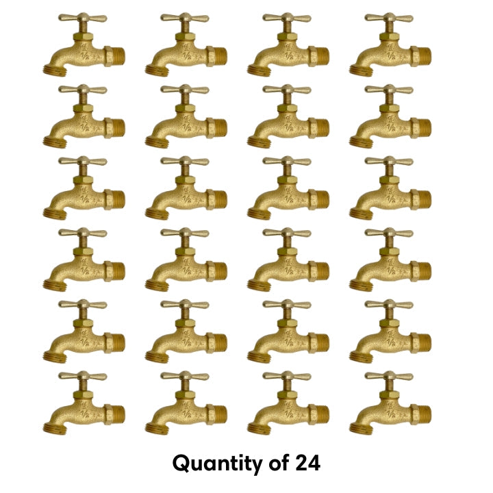 1/2" MNPT Multi Turn Brass Hose Bibb bulk 2