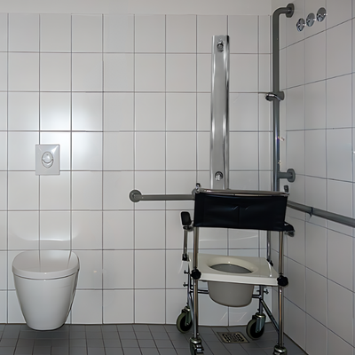 Push Button Shower Panel at a nursing home spa shower main