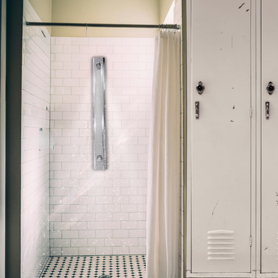 Push Button Shower Panel in a gym main