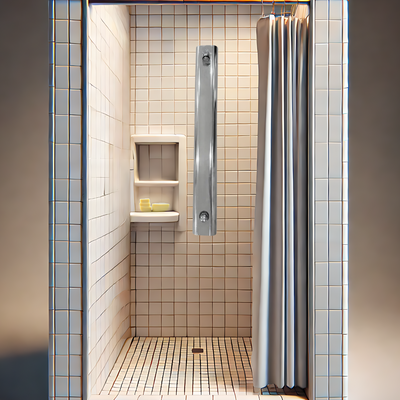 Shower panel for college dorm