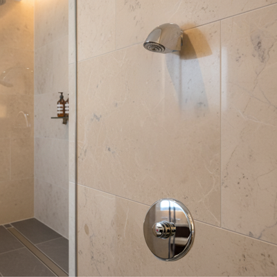 indoor push button shower valve - time & temp fixed at a resort/ hotel room