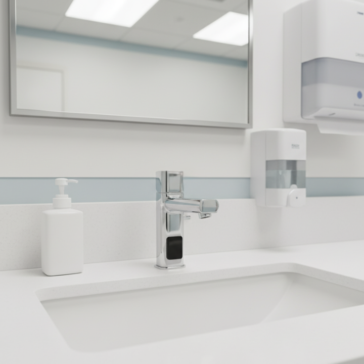Automatic hands-free sensor faucet, specifically designed for doctor&