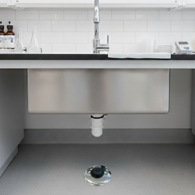 foot operated valve for sinks in hospitals, nursing homes or laboratory setting for hygiene and water conservation