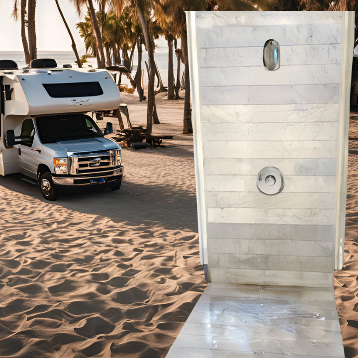 Outdoor Beach Shower for RV Parks and Campgrounds Timed – King Supply ...