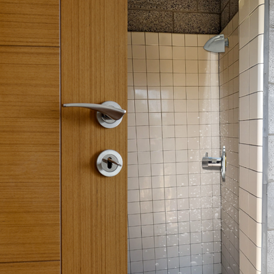 Push Button Shower For Temp Housing And Military Bases (Time&Temp Adjustable) with anti-ligature shower head MAIN