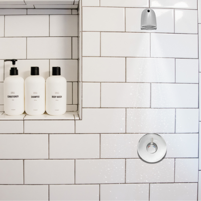 Indoor Metered Push Button Shower For Hotel or Resort (Time&Temp Adjustable) with anti ligature shower head MAIN