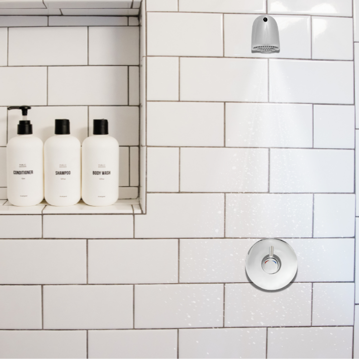 Indoor Metered Push Button Shower For Hotel or Resort (Time&Temp Adjustable) with anti ligature shower head MAIN