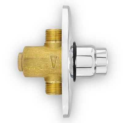 time adjustable push button shower valve side 1