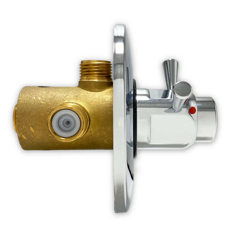 adjustable time & temp push button shower valve