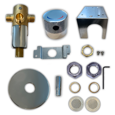 Push Button Shower Valve 120mm (Adjustable Time&Temp)