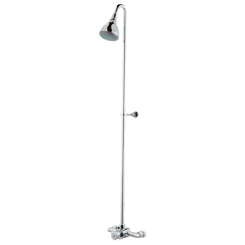 shower tower kit - push button, adjustable time & temp