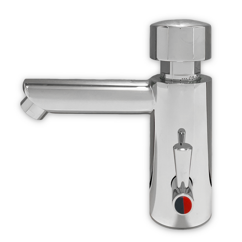 faucet - push button, temp adjustable