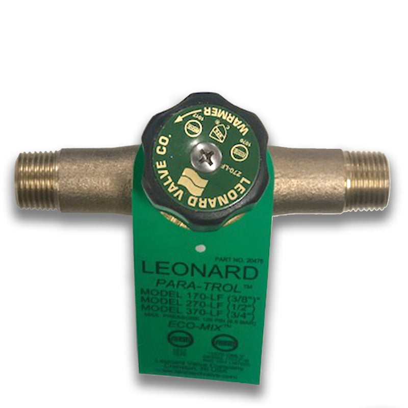 1/2" mixing valve, anti- scald top