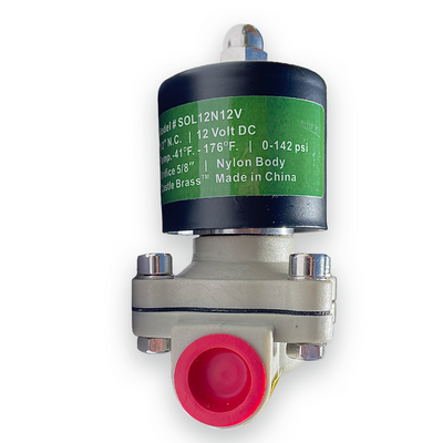 nylon solenoid valve - 1/2" side
