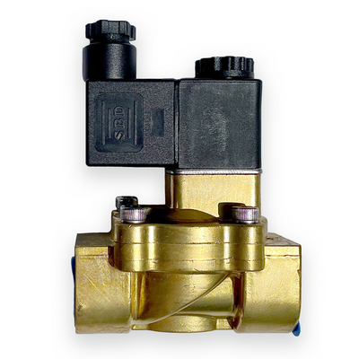 solenoid valve - brass body, pilot operated